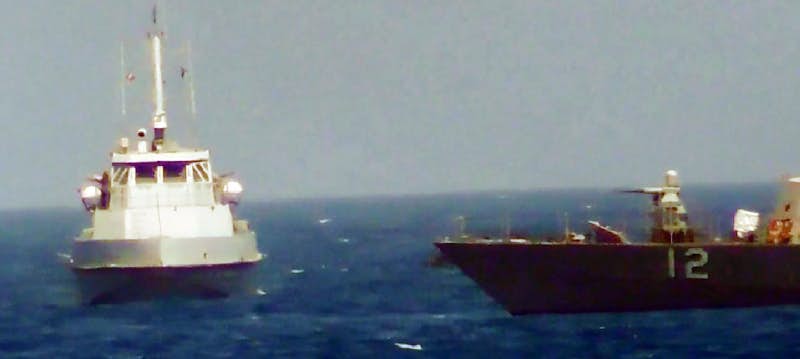 U.S. fires warning shots near Iran ship in Persian Gulf